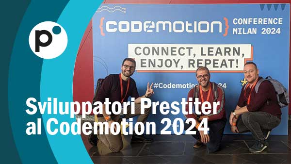 Prestiter al Codemotion 2024